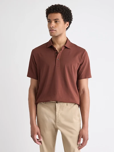 Short-Sleeve Supima (R) Cotton Polo