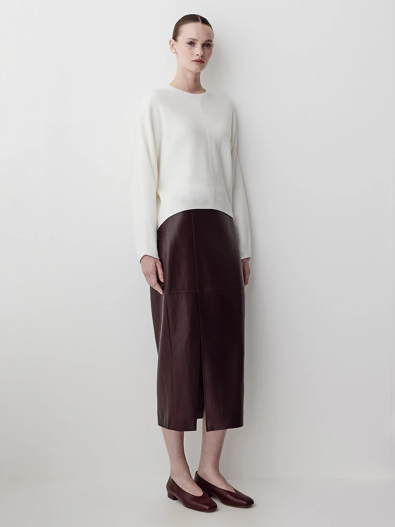 Long-Sleeve Crew-Neck Sweater