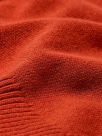 Short-Sleeve Mock-Neck Sweater