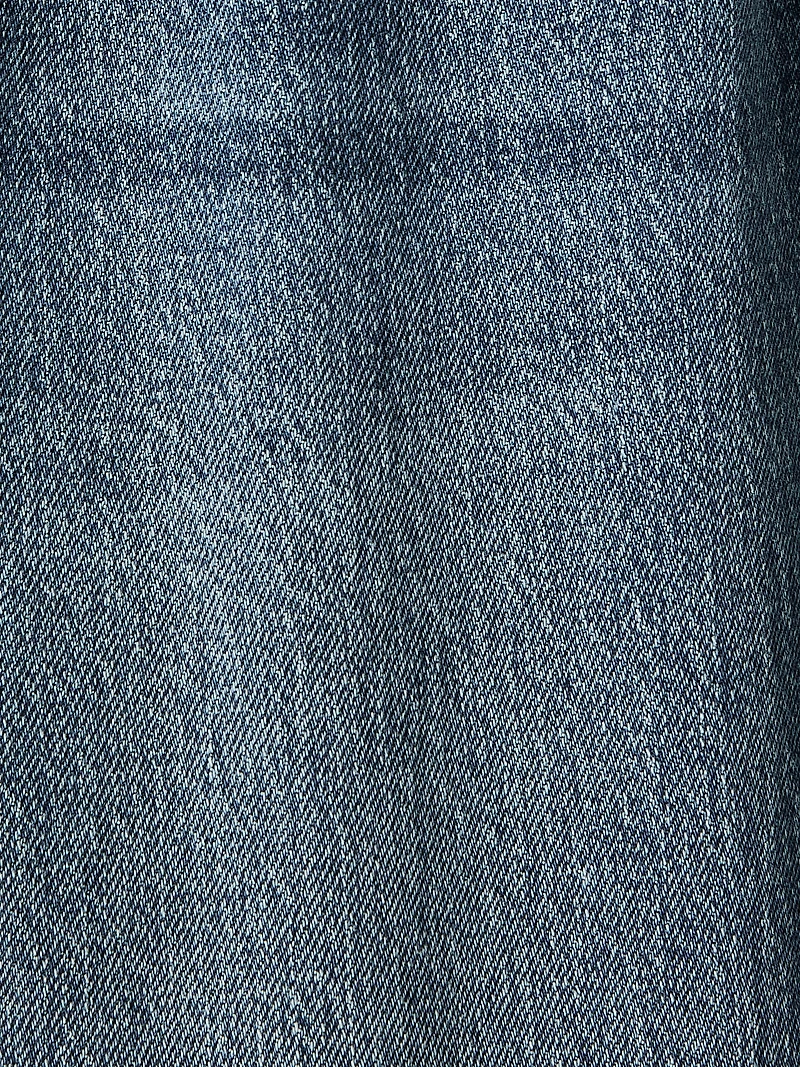 Jeans à Taille Haute et Jambe Large