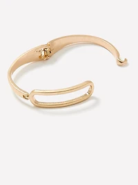 Brushed Metal Cuff Bracelet