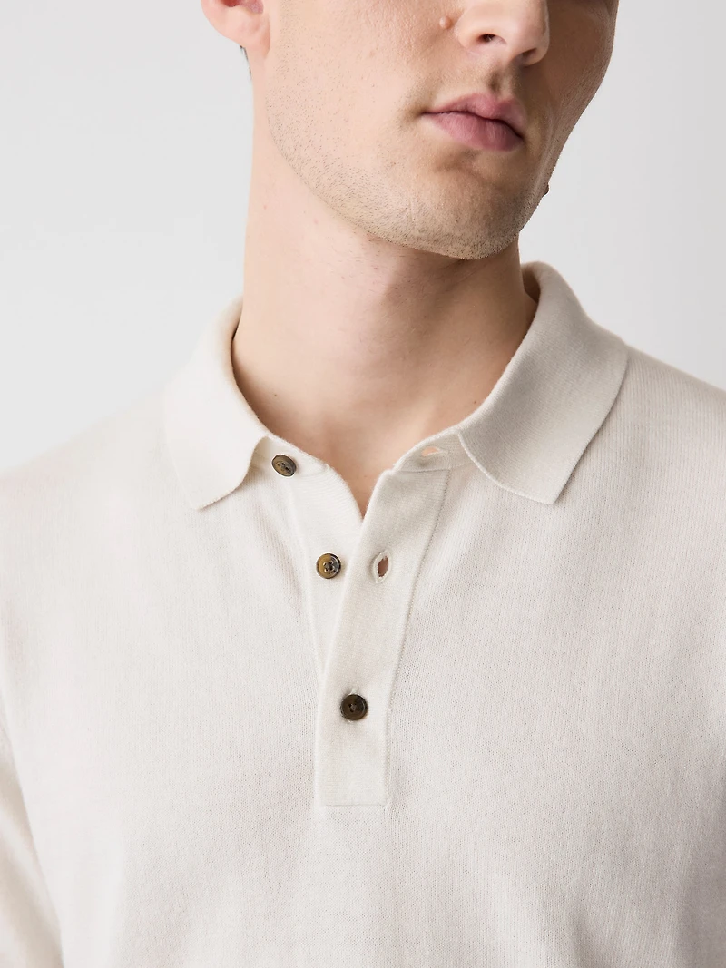 Pull Polo à Manches Longues