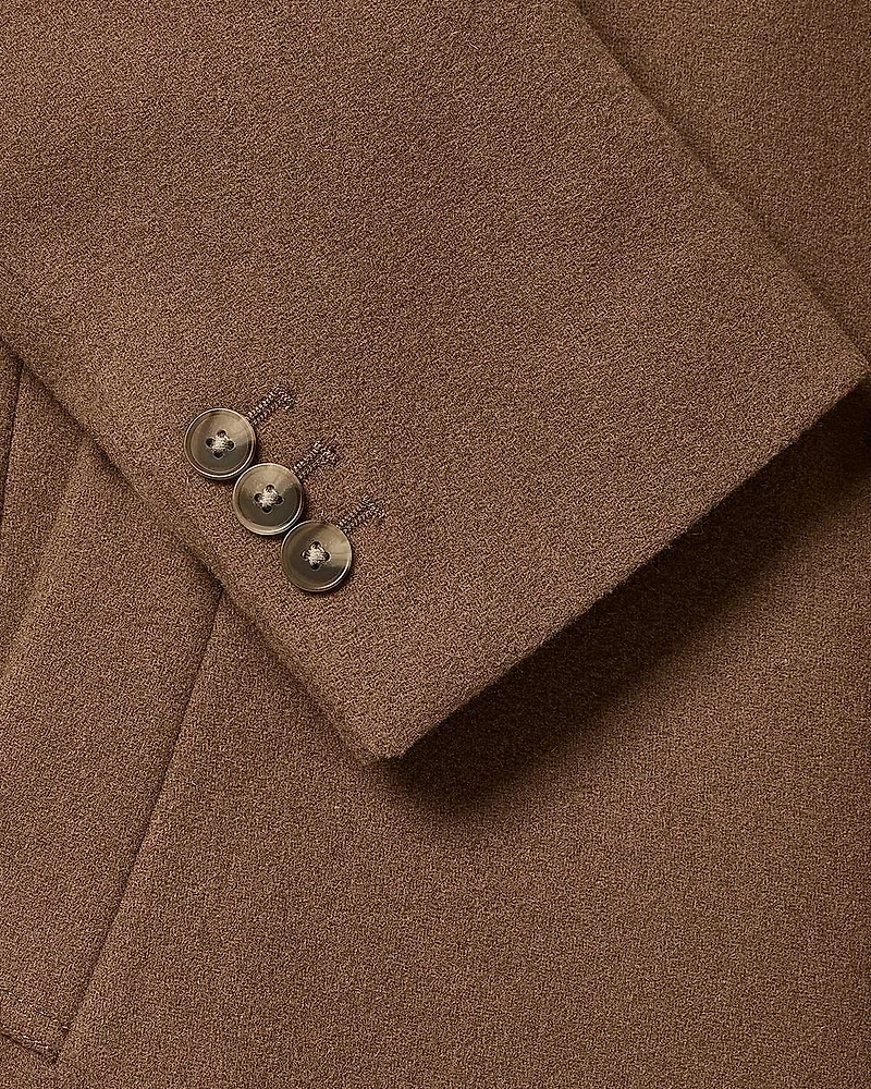 Manteau Classique en Laine avec Col Tailleur