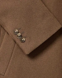 Manteau Classique en Laine avec Col Tailleur