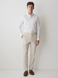 Chemise Habillée en Coton Supima à Coupe Étroite