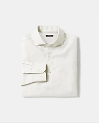Tailored-Fit Linen Dress Shirt