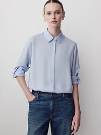 Chemise en Lyocell à Manches Longues