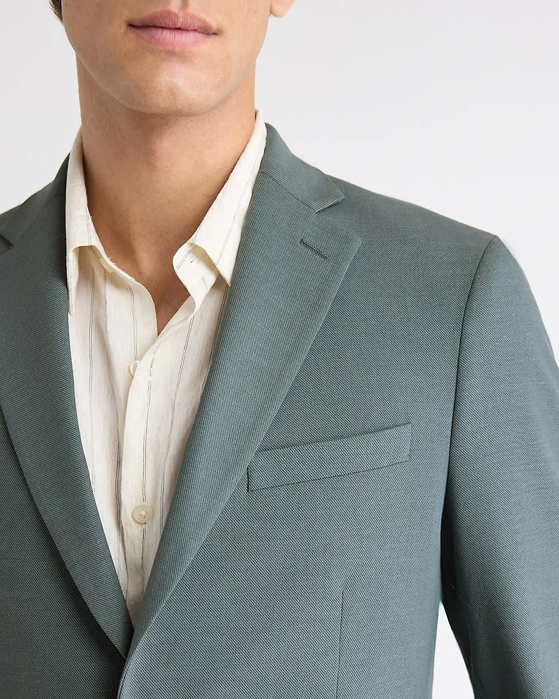 Slim-Fit Agave Suit Blazer