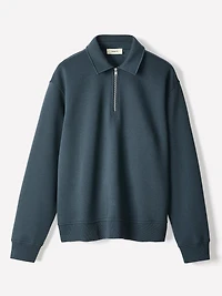 Polo à Demi-Zip et Manches Longues