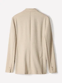 Veston en Tricot à Coupe Étroite