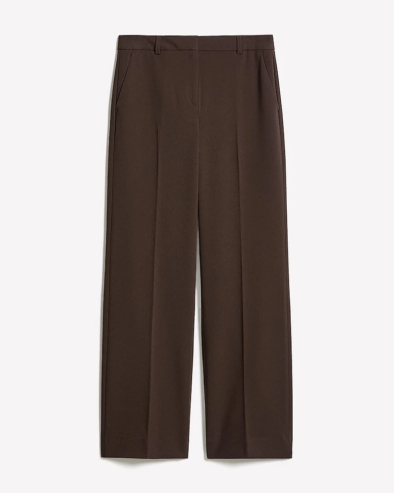 Mid-Rise Wide-Leg Heavy Twill Pant