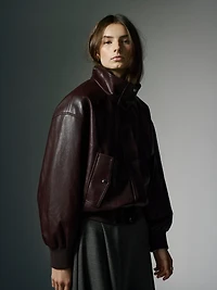 Veste en Faux Cuir