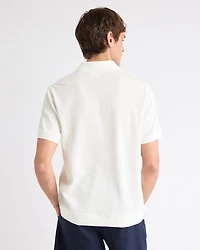 Short-Sleeve Ribbed Polo