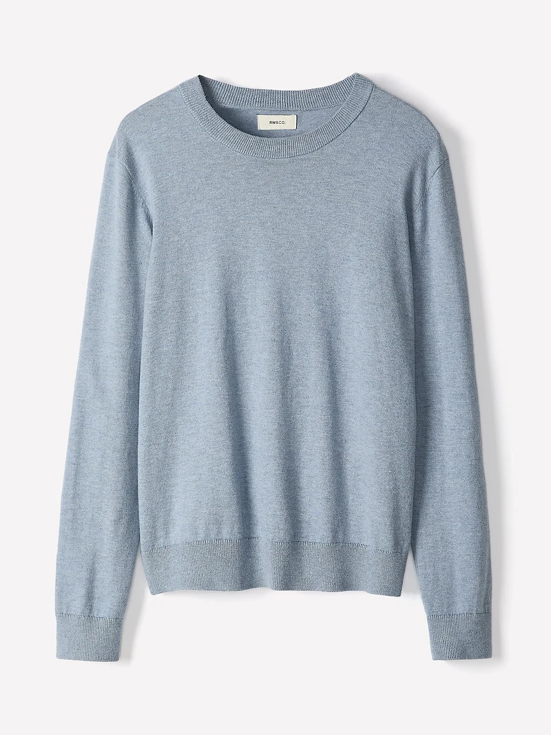Long-Sleeve Crew-Neck Sweater