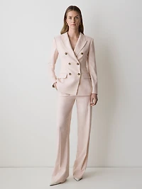 Double-Breasted Hourglass Blazer