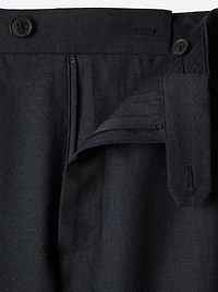 Pantalon en Mélange de Laine à Jambe Étroite