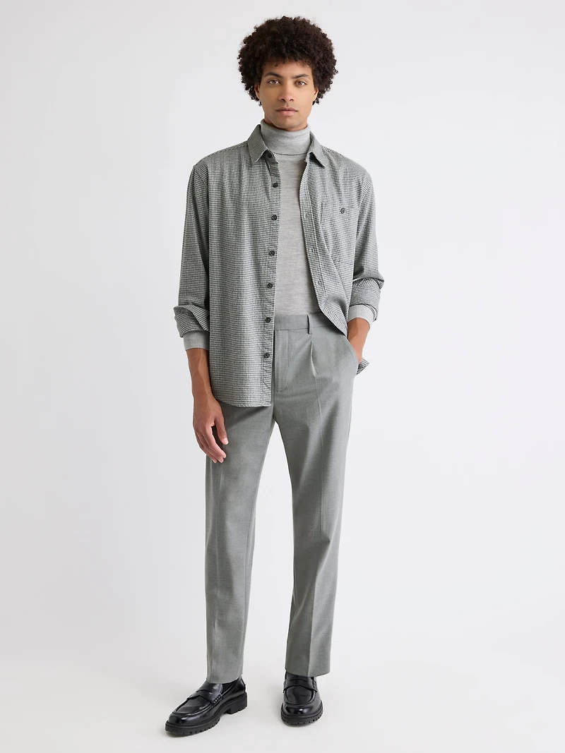 Surchemise à Motif Pied-de-Poule