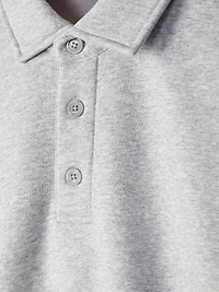 Polo en Molleton à Manches Longues