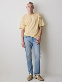 Oversized Short-Sleeve Crew-Neck Tee