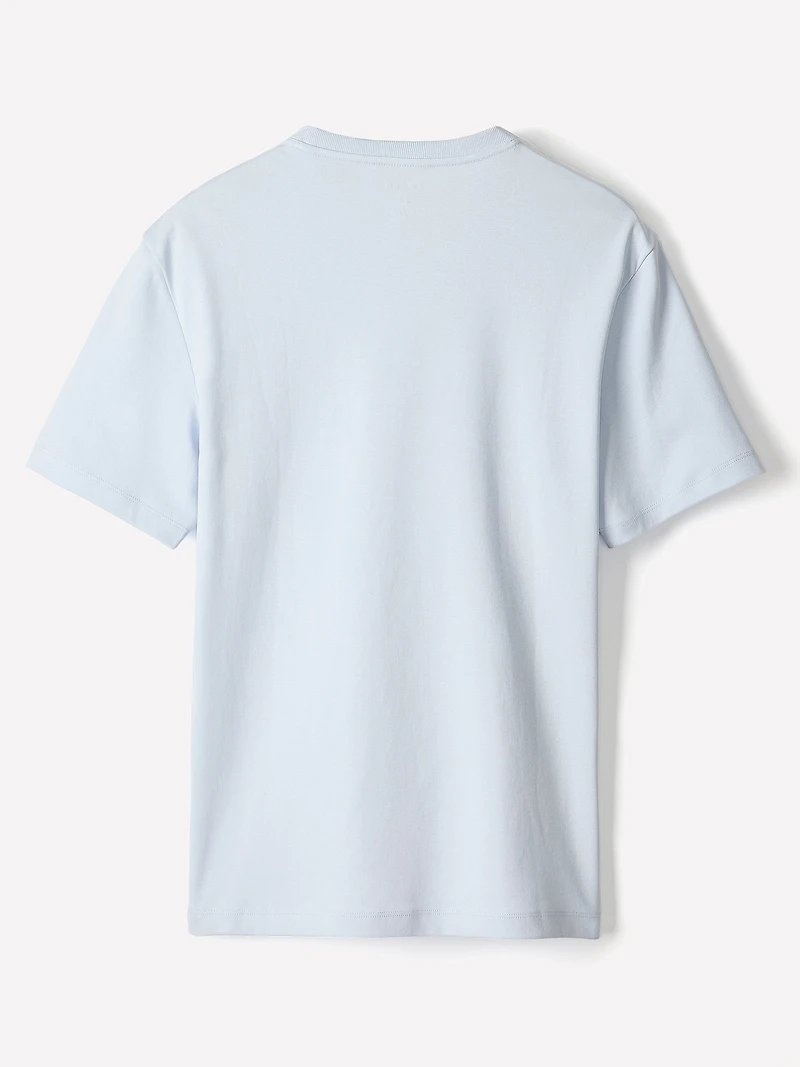 Solid Short-Sleeve Crew-Neck Tee