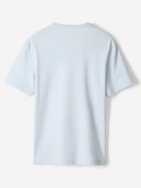 Solid Short-Sleeve Crew-Neck Tee