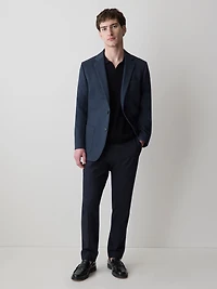 Slim Fit Knit Blazer