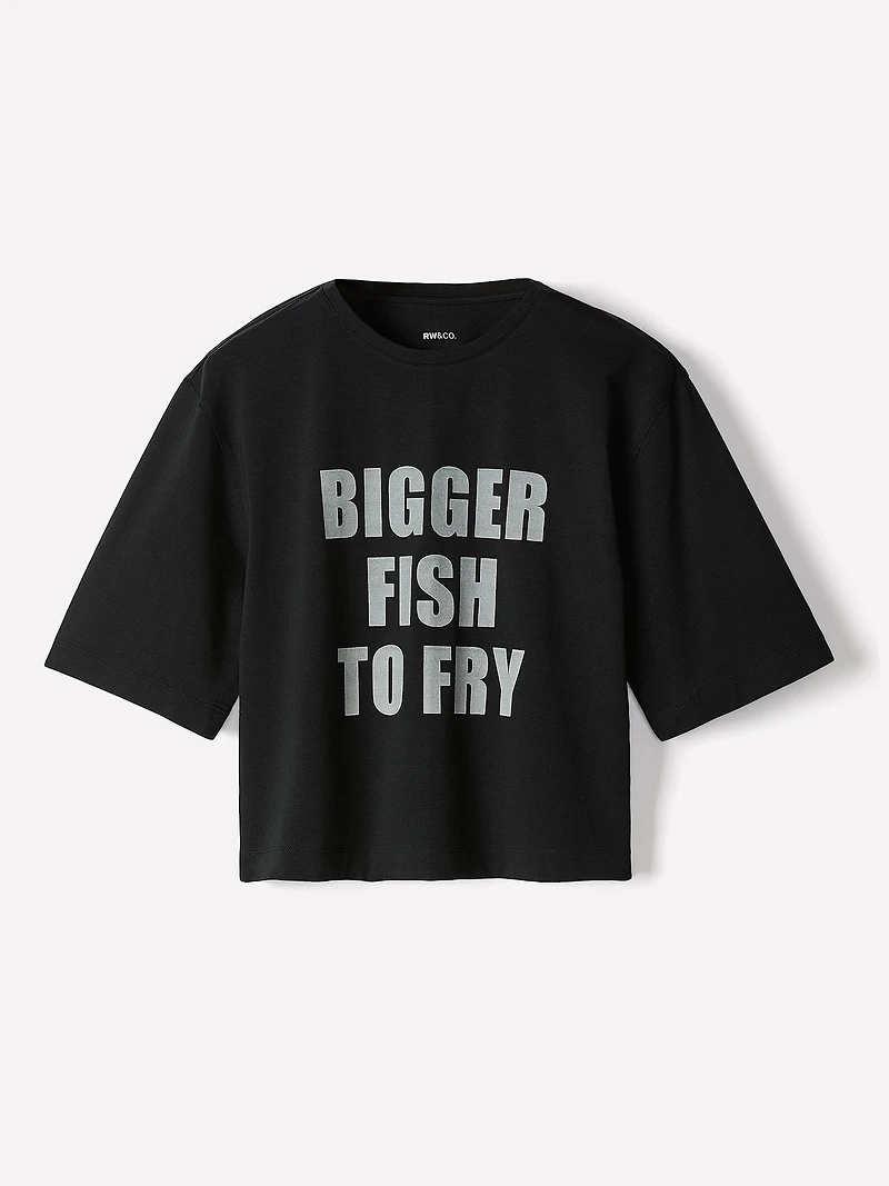 T-Shirt Ample en Coton Supima