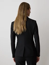 Veston Ajusté Figue à Trois Boutons