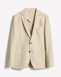 Veston en Tricot à Coupe Étroite