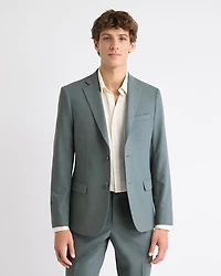 Slim-Fit Agave Suit Blazer