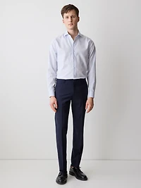 Slim-Fit Dotted Dress Shirt