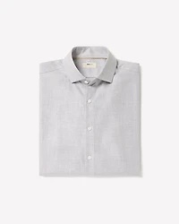 Chemise Habillée en Lyocell Chiné à Coupe Ajustée