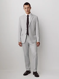Essential Tailored Fit Light Grey Suit Pant