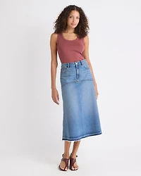 Scoop-Neck Cami with Wide Straps