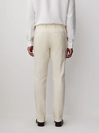 Slim Fit Stretch Linen Suit Pant
