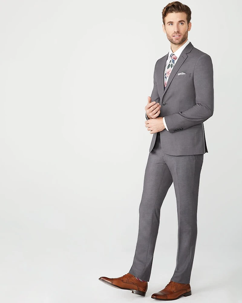 Tailored-Fit Wool-Blend Essential Pant
