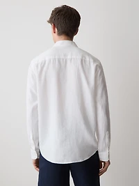 Long-Sleeve Linen Shirt