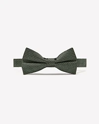 Green Textured Bow Tie