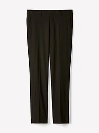 Essential Slim Fit Black Wool-Blend Suit Pant