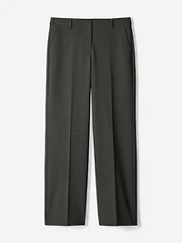 Mid-Rise Wide-Leg Heavy Twill Pant