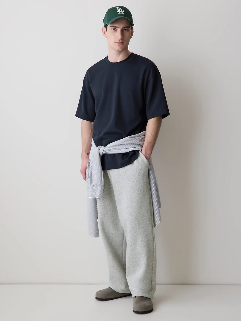 Oversized Short-Sleeve Crew-Neck Tee