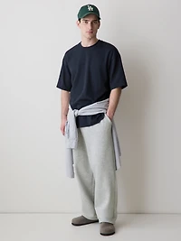 Oversized Short-Sleeve Crew-Neck Tee