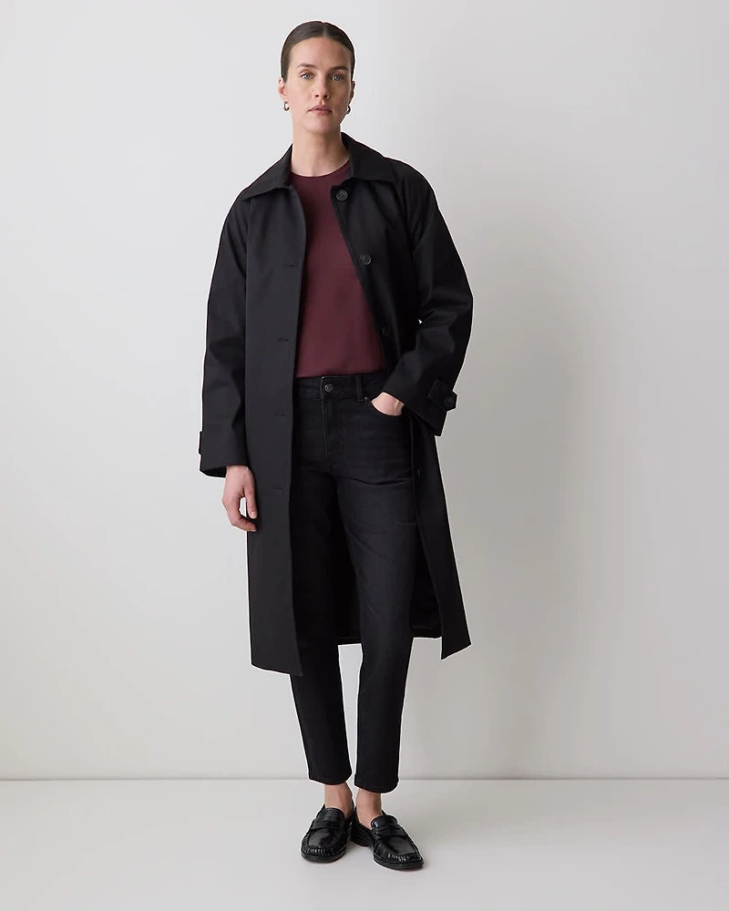 T-Shirt à Col Rond et Manches Très Courtes