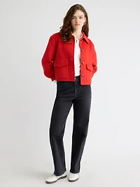 Veste de Corvée Double-Face en Laine
