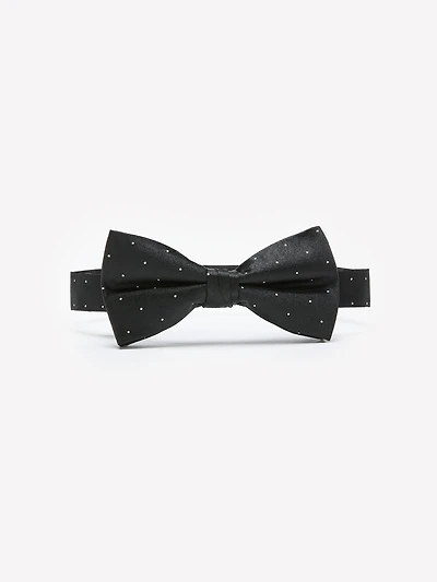 Nœud Papillon Noir à Pois