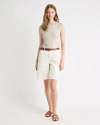 Extended-Sleeve Crew-Neck Tee