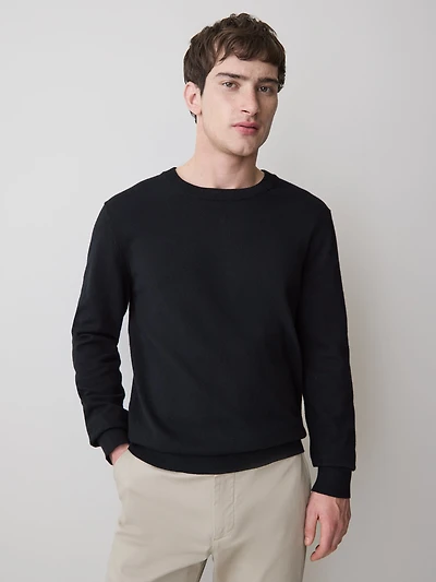 Long-Sleeve Crew-Neck Sweater