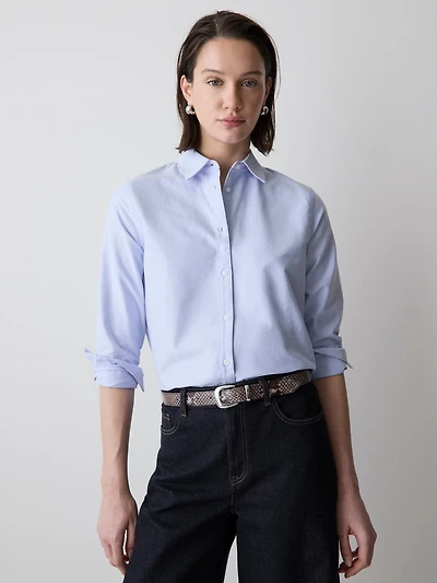Long-Sleeve Oxford Shirt
