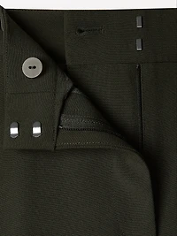 Mid-Rise Wide-Leg Heavy Twill Pant