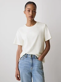 Short-Sleeve Cotton Basic Tee